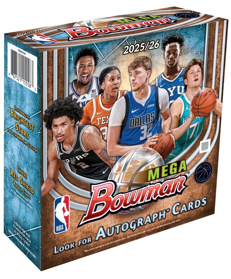 Bowman NBA Basketball 25/26 - Mega Box