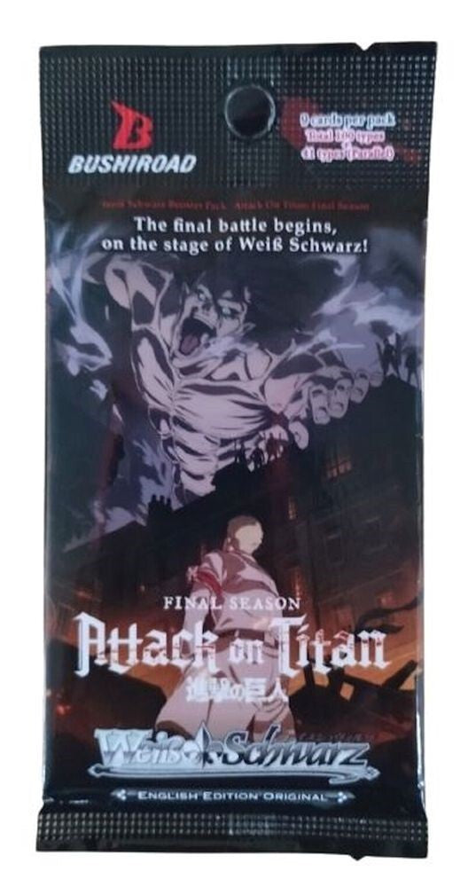 Attack on Titan Weiss Shwarz - 1 Pack