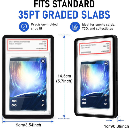 Magnetic Graded Slab Guard