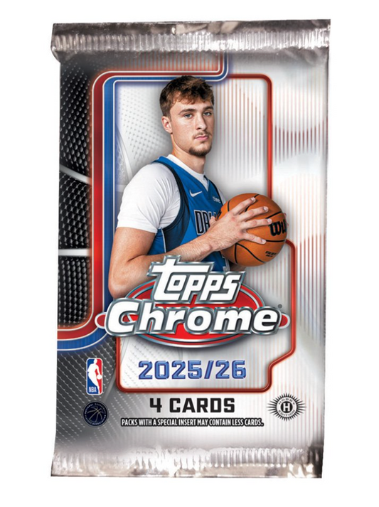 Topps 2025-26 NBA Chrome Basketball - 1 Pack