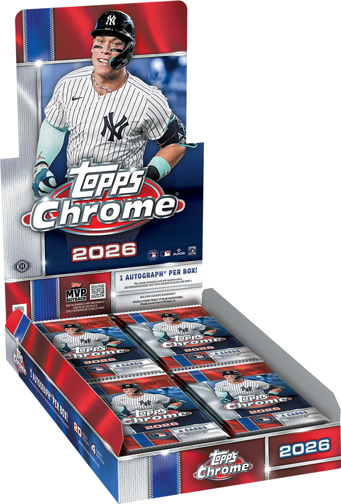 Topps Chrome 2026 MLB Baseball - Hobby Box