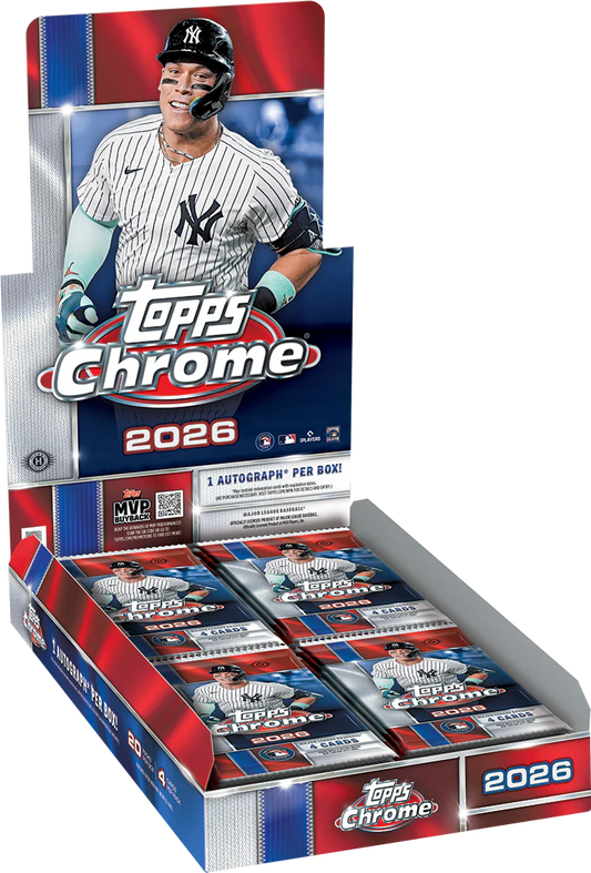 Topps Chrome 2026 MLB Baseball - Hobby Box