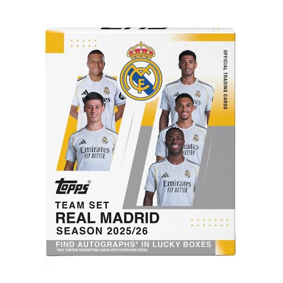 Real Madrid Topps Official Team Set 2025-26