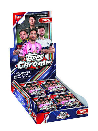 MLS 2026 Topps Chrome - Hobby Box