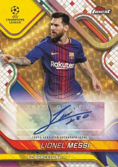 Topps Finest UEFA Club Competitions 2025/26 Hobby Box