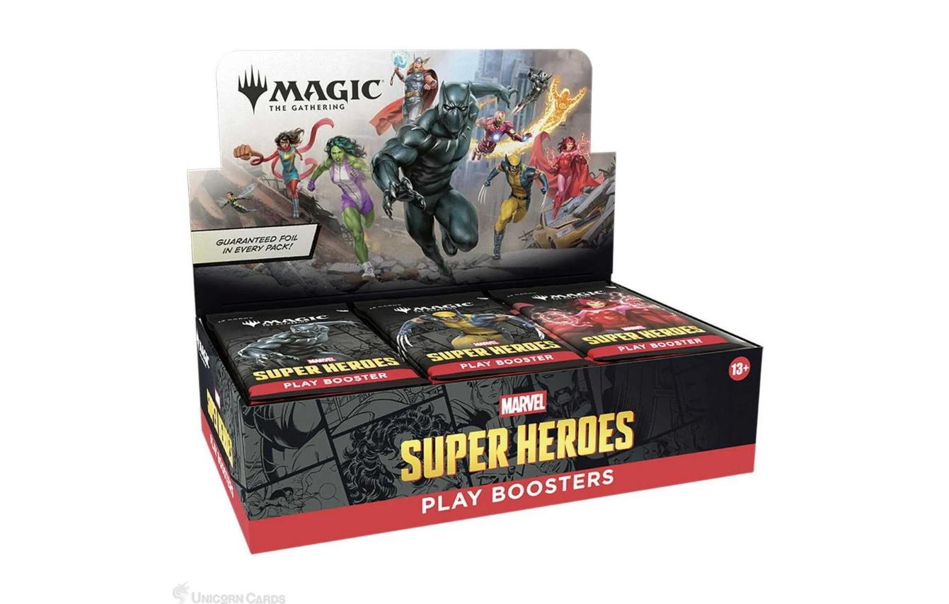 Marvel Super Heroes Play Booster Magic: The Gathering