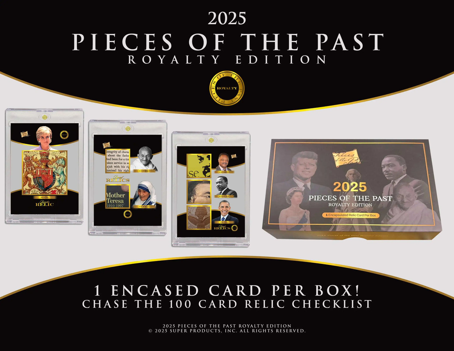 2025 Pieces Of The Past Royalty Edition Factory Sealed Hobby Box