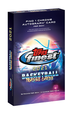 2021 Topps Finest NBA Basketball Hobby Box